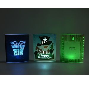 Set of 3 Christmas LED Cards